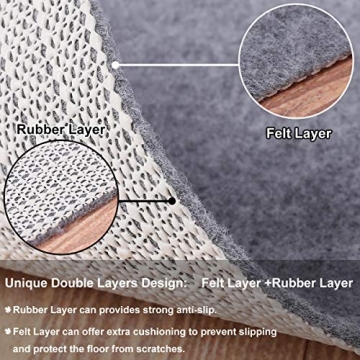 Non Slip Rug Pad Grippers for Ultimate Floor Protection and Comfort
