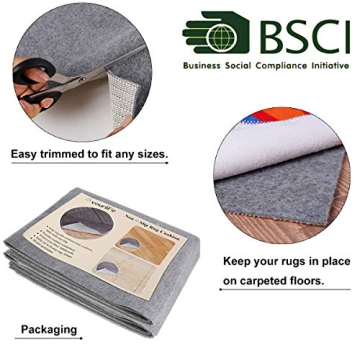 Non Slip Rug Pad Grippers for Ultimate Floor Protection and Comfort