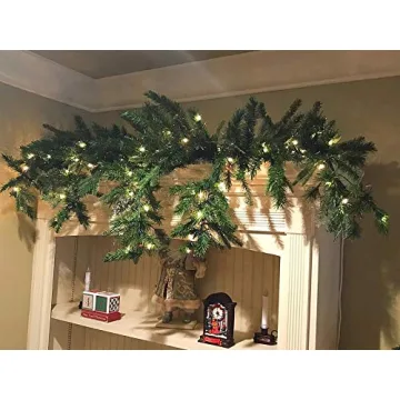 6' Cascading Christmas Garland - Grandin Road