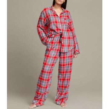Victoria's Secret Cozy Flannel Pajama Set for Women