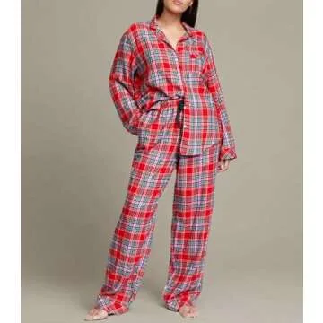 Victoria's Secret Cozy Flannel Pajama Set for Women