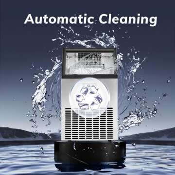 ICEVIVAL 100lbs Daily Ice Maker for Home and Commercial Use