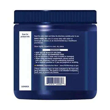 Life Extension Collagen Peptides for Skin & Joints, Collagen Types I, II & III in an Easy-Mix Powder, Gluten Free, Non-GMO, net Weight 343 Grams