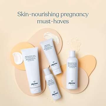 Pipette Relaxing Body Lotion - Plant-derived Moisturizing Squalane, Aromatherapeutic Citrus & Geranium, Ideal Pregnant Mom Gifts or Pregnancy Must Haves, 8 fl oz