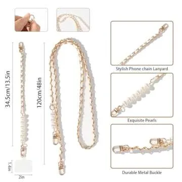 cioatu Universal Phone Strap Cell Phone Lanyard Crossbody Neck Strap Phone Charms with 2× Tether Ta...