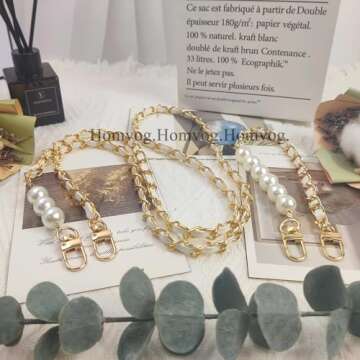 cioatu Universal Phone Strap Cell Phone Lanyard Crossbody Neck Strap Phone Charms with 2× Tether Tab, 1× Wrist Strap, Leather Cross Body Phone Chain for Most Phones Bag Purse (White)