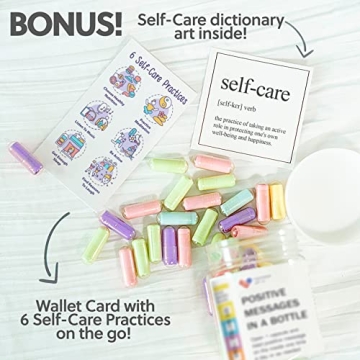 50 Positive Affirmations Self Care Kit for Emotional Wellness