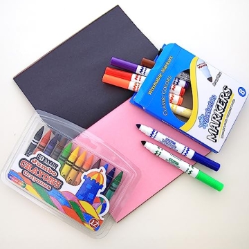 BAZIC School Kit Supply Box 57 Count for Kids K-6 Grades