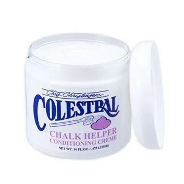 Chris Christensen Colestral Chalk Helper Conditioning Crème, Groom Like a Professional, Restores Moisture, 16 oz Jar