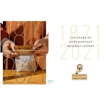 KURUKAHVECI MEHMET EFENDI Turkish Coffee, Arabica Beans, Roasted Ground,Rich Aroma, Fresh, Medium to Heavy-bodied, Original Taste Since 1871 (17.6 OZ / 500 Gr)