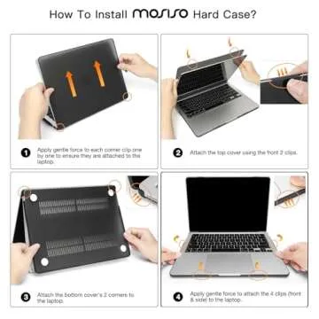 MOSISO MacBook Air Case with Keyboard and Screen Protection