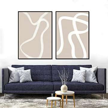 VLOLIFE Boho Canvas Art Prints for Artistic Homes