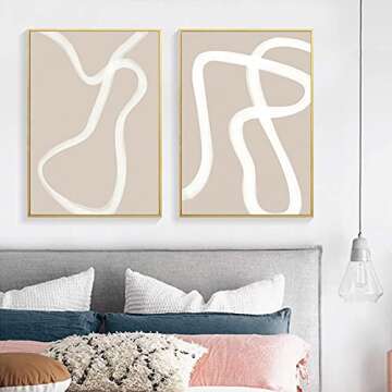 VLOLIFE Boho Canvas Art Prints for Artistic Homes