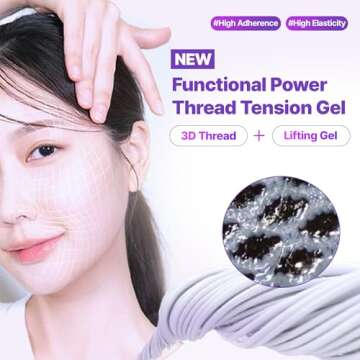 Probioderm™ 3D Lifting Full Face Tension Gel Mask | NOT a Hydrating Mask – Firming & Tightening ...