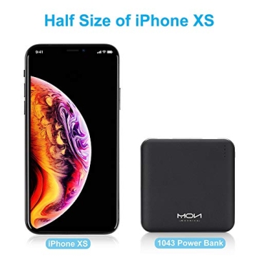 MOXNICE Portable Charger - Compact 10000mAh Power Bank