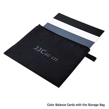 18% Neutral Grey Card JJC White Balance Card for DSLR Camera Video Film 10x8 PVC Exposure Photograph...