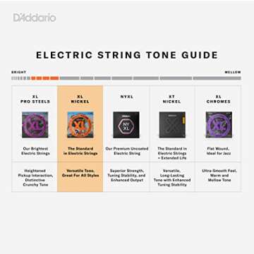D'Addario Guitar Strings - XL Nickel Electric Guitar Strings - EXL140-3D - Perfect Intonation, Consistent Feel, Reliable Durability - For 6 String Guitars - 10-52 Light Top/Heavy Bottom, 3-Pack