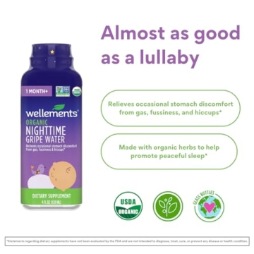Organic Nighttime Gripe Water for Baby Gas & Colic Relief