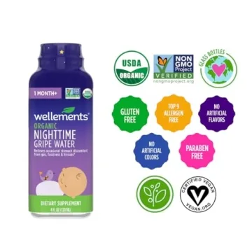 Organic Nighttime Gripe Water for Baby Gas & Colic Relief