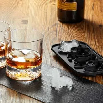 ACOOKEE 3D Dachshund Dog Ice Cube Mold for Drinks