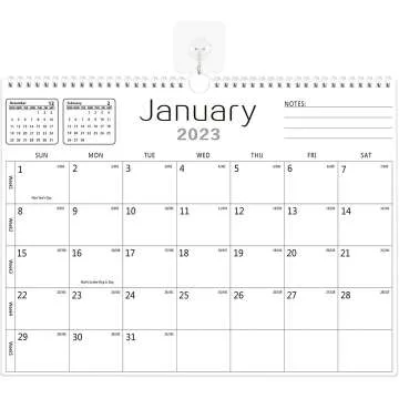 BHR Wall Calendar 2023-2024 - 18 Months, Thick Paper