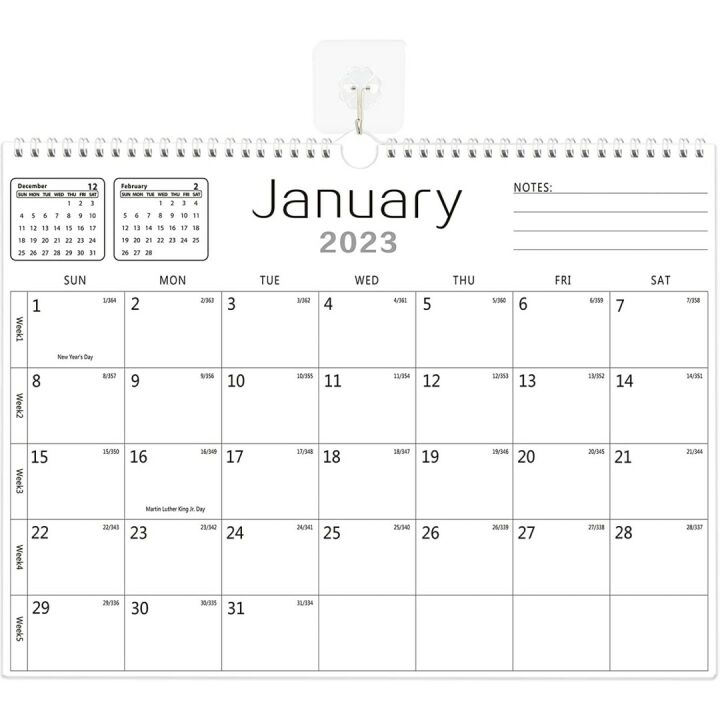 BHR Wall Calendar 2023-2024 - 18 Months, Thick Paper