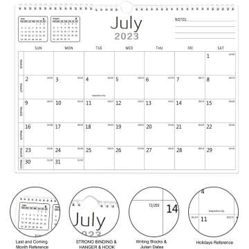 BHR Wall Calendar 2023-2024 - 18 Months, Thick Paper
