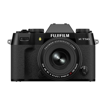 Fujifilm X-T50 Mirrorless Camera Bundle - XF16-50mm Lens Kit - Renewed