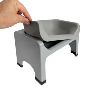 Fluff Trough Elevated Dog Bowl for Food Perfect for Pets