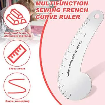 Vary Form Curve Ruler 12 Inch Solid Aluminum for Design
