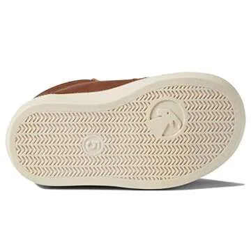 BILLY Footwear Kids Harmon High Sneakers for Toddler, and Little Kids - Man-Made Upper, Cushioned Footbed, and Zippered ClosureBrown 5 Toddler M