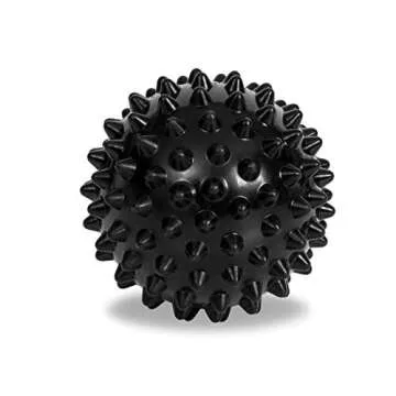 Top 3 Massage Balls Set, Spiky, Lacrosse Ball, Peanut Roller Massager. for Self Myofascial Trigger Point Release, Physio Rehab & Back Muscle Knots