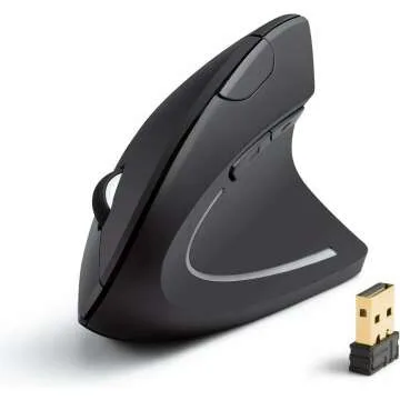 Anker Vertical Ergonomic Wireless Mouse - 5 Buttons