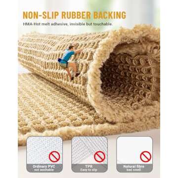 Furicher Large Waffle Bath Mat Set, Non Slip Bathroom Mat Set, Ultra Absorbent Bath Mats for Bathroom Decor, Extra Soft Floor Bathroom Rugs Sets 2 Piece, Washable Bath Rugs Set (20"×47" and 16"×24")