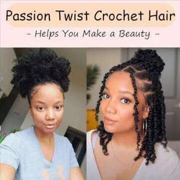 8 Packs Passion Twist Crochet Hair for Stylish Looks