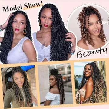 8 Packs Passion Twist Crochet Hair for Stylish Looks