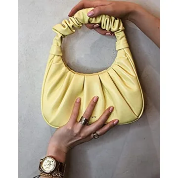 JW PEI Women's Gabbi Ruched Hobo Handbag - Light Yellow