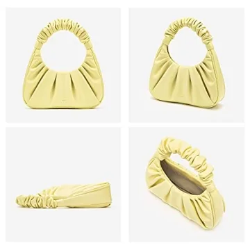 JW PEI Women's Gabbi Ruched Hobo Handbag - Light Yellow
