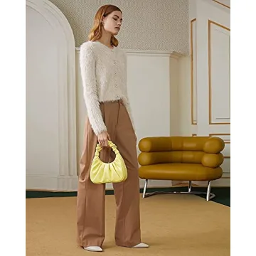 JW PEI Women's Gabbi Ruched Hobo Handbag - Light Yellow