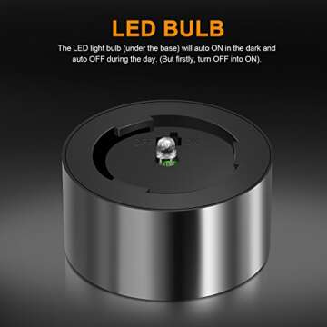 SUNNEST Solar Lights Outdoor Solar Garden Lights 12Pack Stainless Steel LED Solar Pathway Lights, Outdoor Landscape Lighting for Lawn/Patio/Yard/Walkway/Driveway Warm White