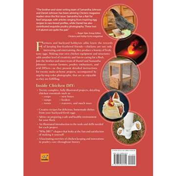 Chicken DIY: 20 Fun-to-Make Projects for Happy and Healthy Chickens (CompanionHouse Books) Coops, Ra...