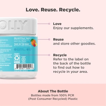 OLLY Prenatal Gummy Multivitamin, Delicious Support for Moms