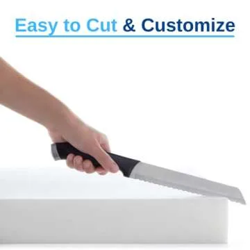 FoamRush 4-Inch Bunk (42" x 80") Cooling Gel Memory Foam RV Mattress Replacement, Medium Firm, Comfort, Pressure Relief Support, Made in USA, Travel Camper Trailer Truck, Cover Not Included