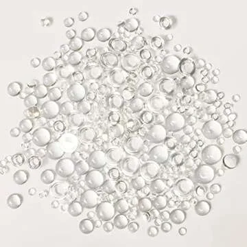 1600 Clear Dewdrop Beads for DIY Crafts and Decor
