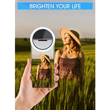 NAMTHEUN Rechargeable Selfie Ring Light for Streamers