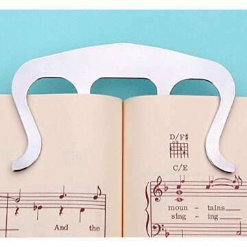 Music Book Clip - Perfect Page Holder for Musicians