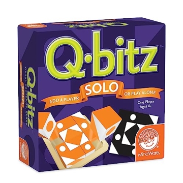 Mindware Q-bitz Solo Puzzle Game for All Ages
