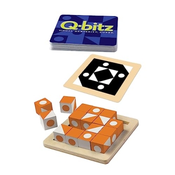 Mindware Q-bitz Solo Puzzle Game for All Ages