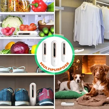 Rechargeable Ozone Refrigerator Deodorizer 2-Pack