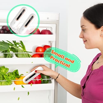 Rechargeable Ozone Refrigerator Deodorizer 2-Pack